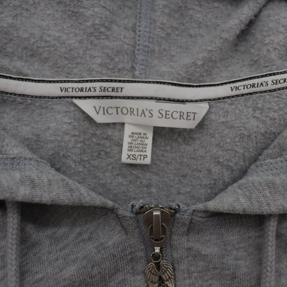 Light Grey Victoria's Secret Angel wings zip up - Picture 4 of 6